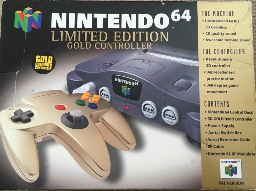 Nintendo 64 System [Limited Edition Gold Controller] - CIB